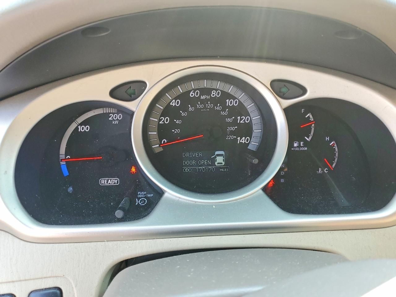 2007 Toyota Highlander Hybrid White vin: JTEHW21A370040440