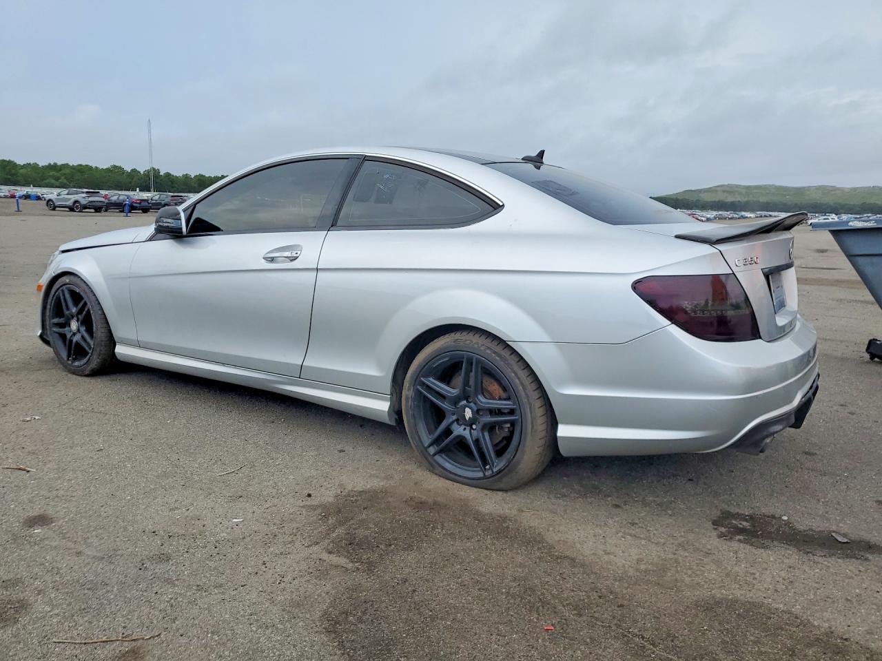2014 Mercedes-benz C 350 4matic Silver vin: WDDGJ8JB8EG264694