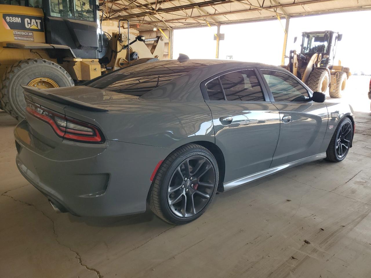 2019 Dodge Charger Scat Pack Gray vin: 2C3CDXGJ7KH697114