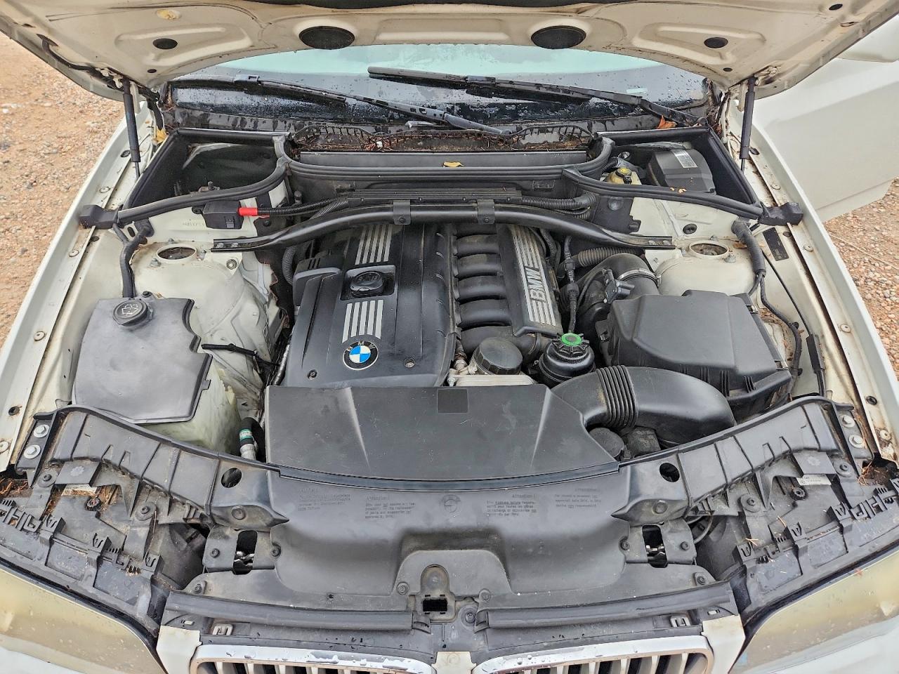 2007 Bmw X3 3.0si Белый vin: WBXPC93487WF28259