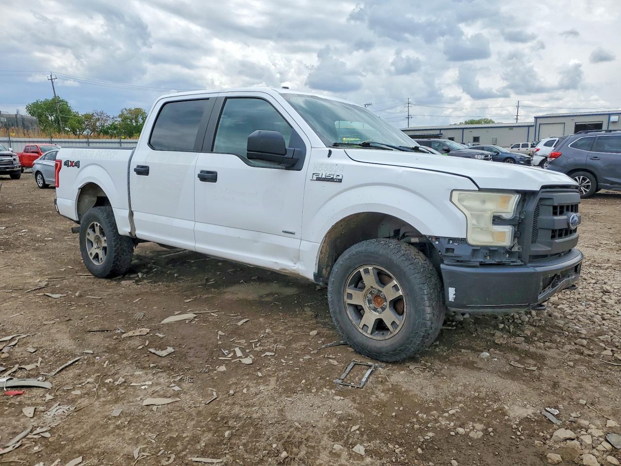 2015 Ford F150 Supercrew Белый vin: 1FTEW1EG7FKE51889