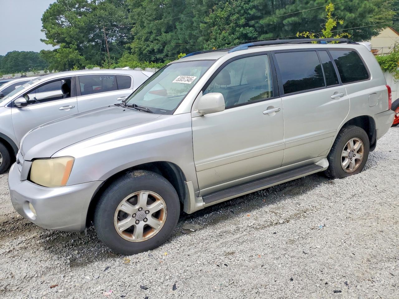 2003 Toyota Highlander Limited Silver vin: JTEHF21A930110470