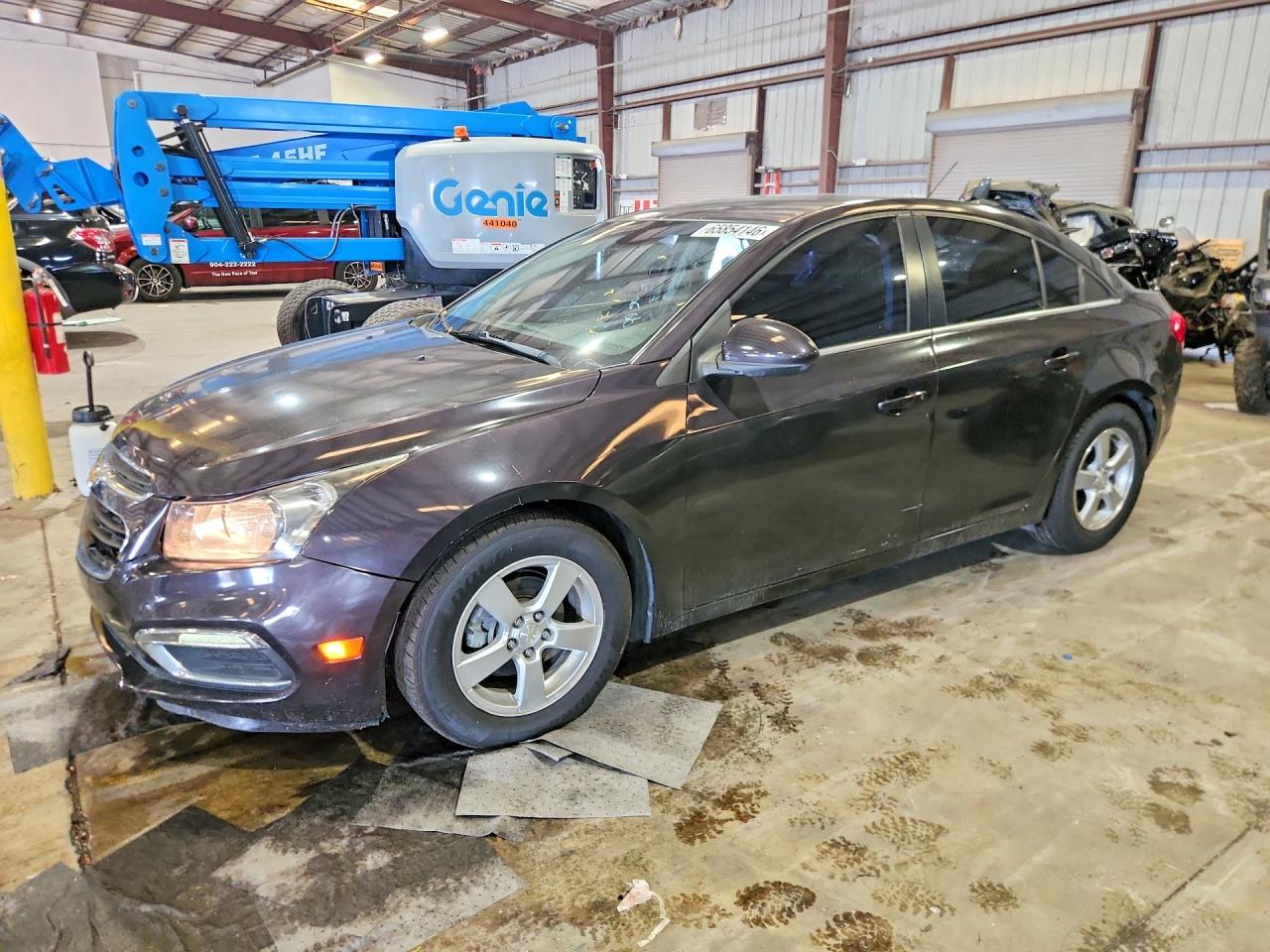 2015 Chevrolet Cruze Lt Black vin: 1G1PC5SB1F7226669