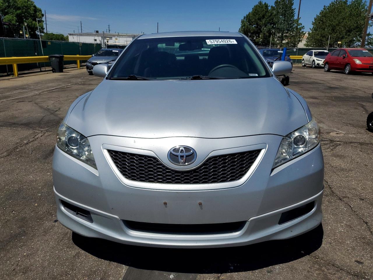 2007 Toyota Camry Se V6 Silver vin: 4T1BK46K37U032328
