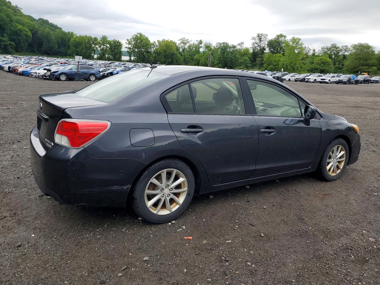 2014 Subaru Impreza Premium Charcoal vin: JF1GJAC64EH017478