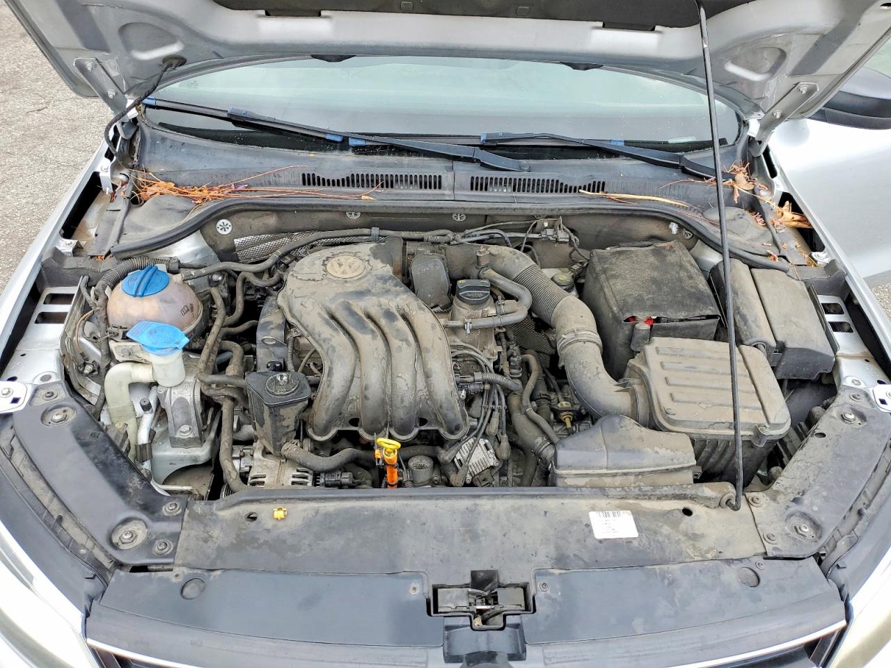 2015 Volkswagen Jetta Base Gray vin: 3VW2K7AJ5FM284666