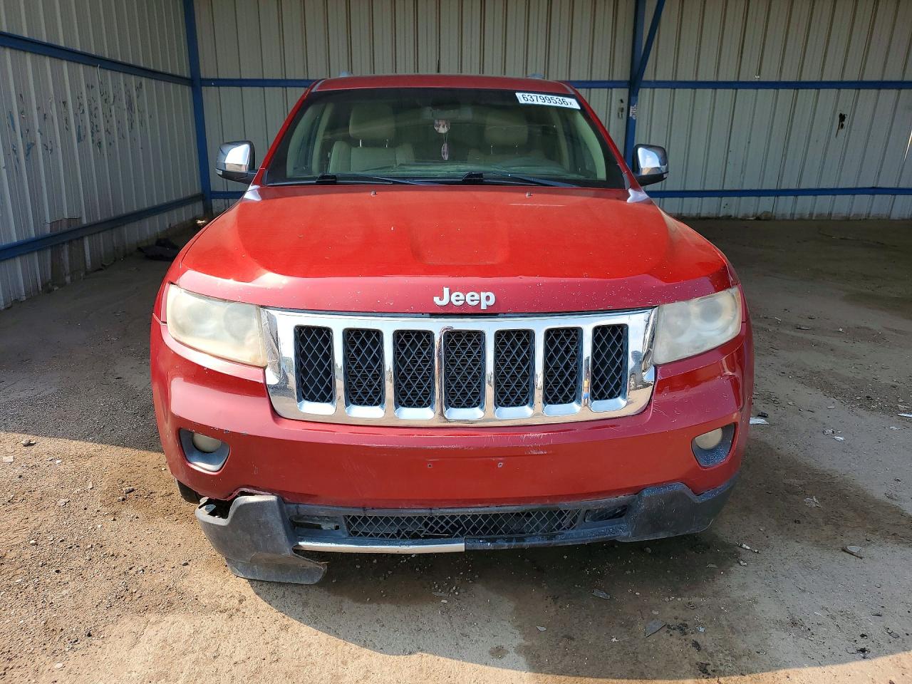 2011 Jeep Grand Cherokee Overland Red vin: 1J4RR6GTXBC596925