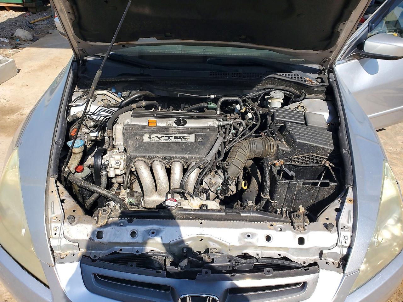 2005 Honda Accord Ex Silver vin: 1HGCM56875A032037