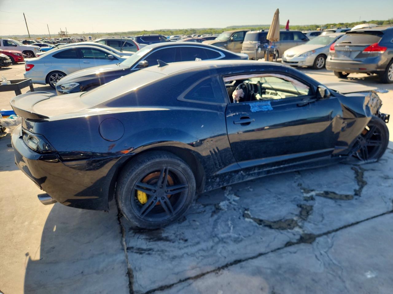 2014 Chevrolet Camaro Ls Black vin: 2G1FA1E37E9240314