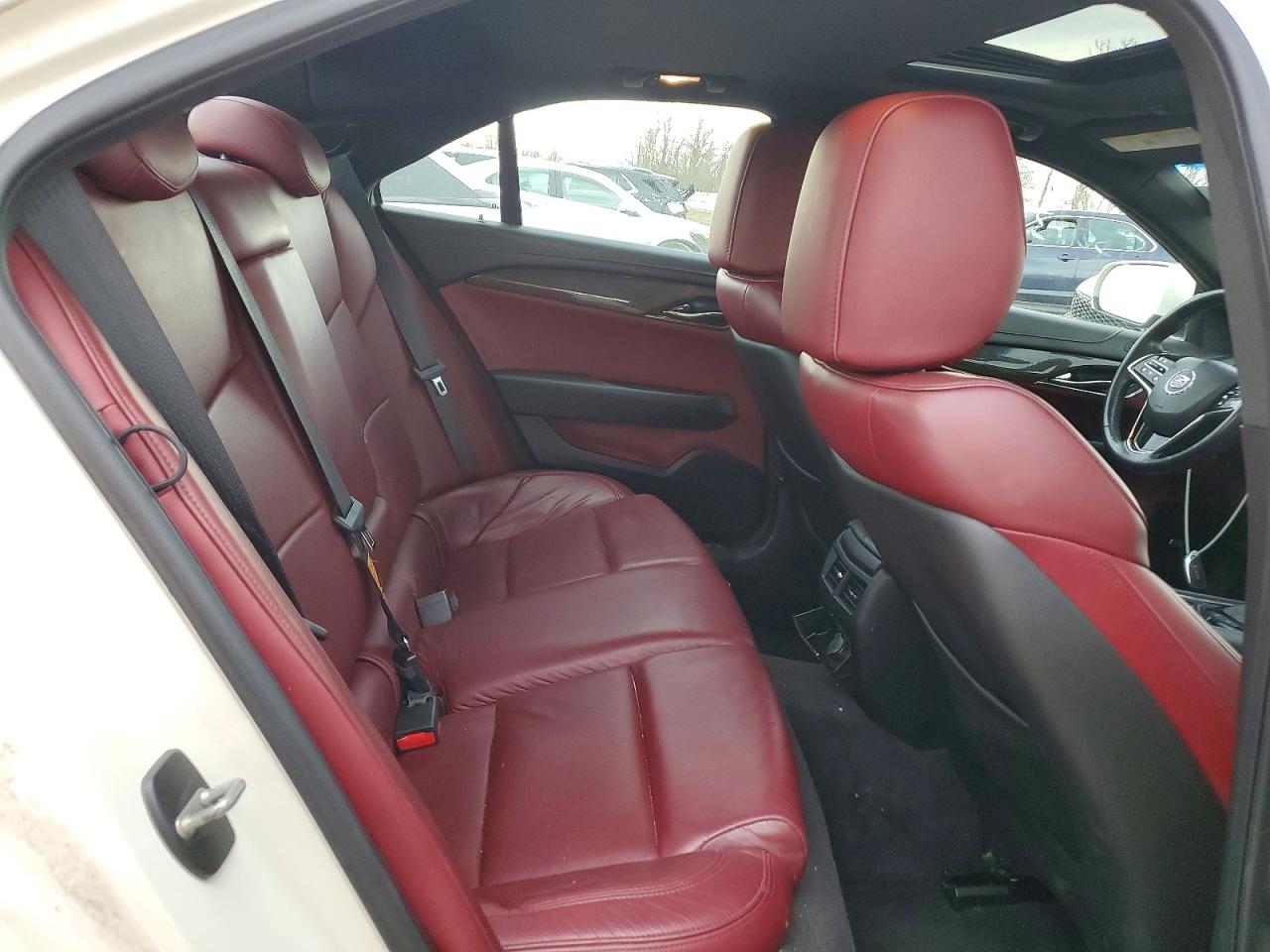 2014 Cadillac Ats Luxury White vin: 1G6AH5RX8E0106958
