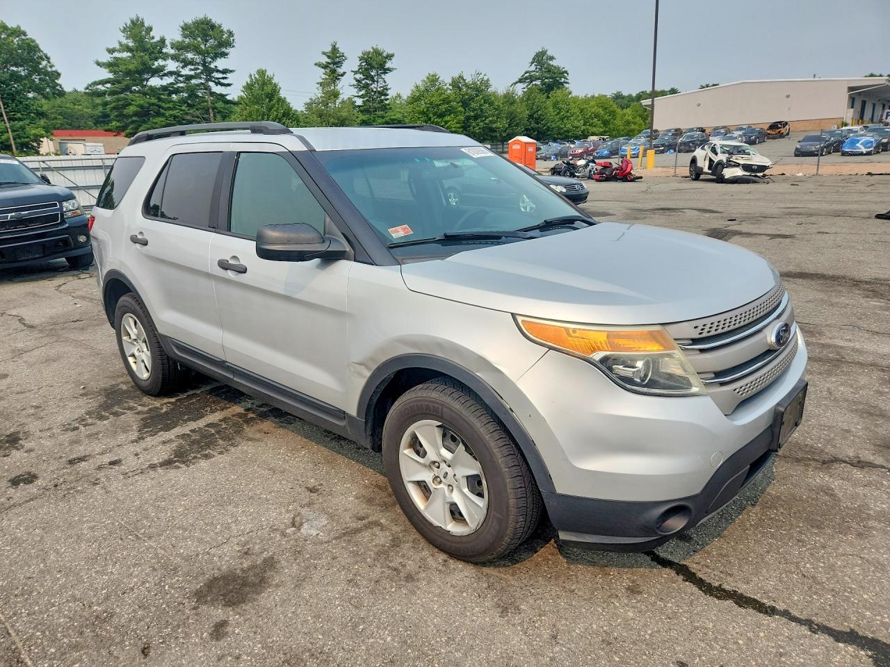2014 Ford Explorer Silver vin: 1FM5K7B81EGC53608