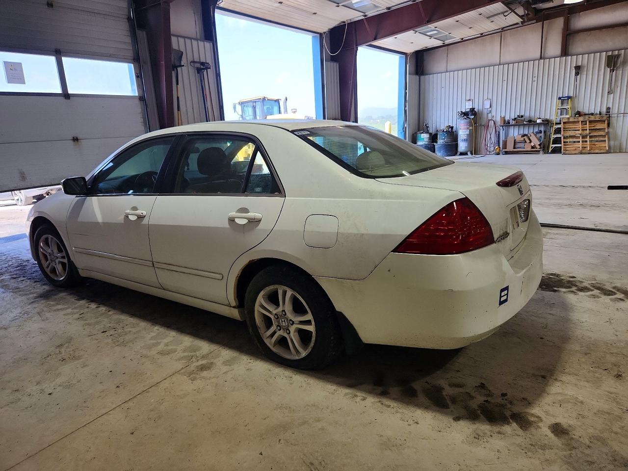 2006 Honda Accord Se White vin: 1HGCM56336A132612