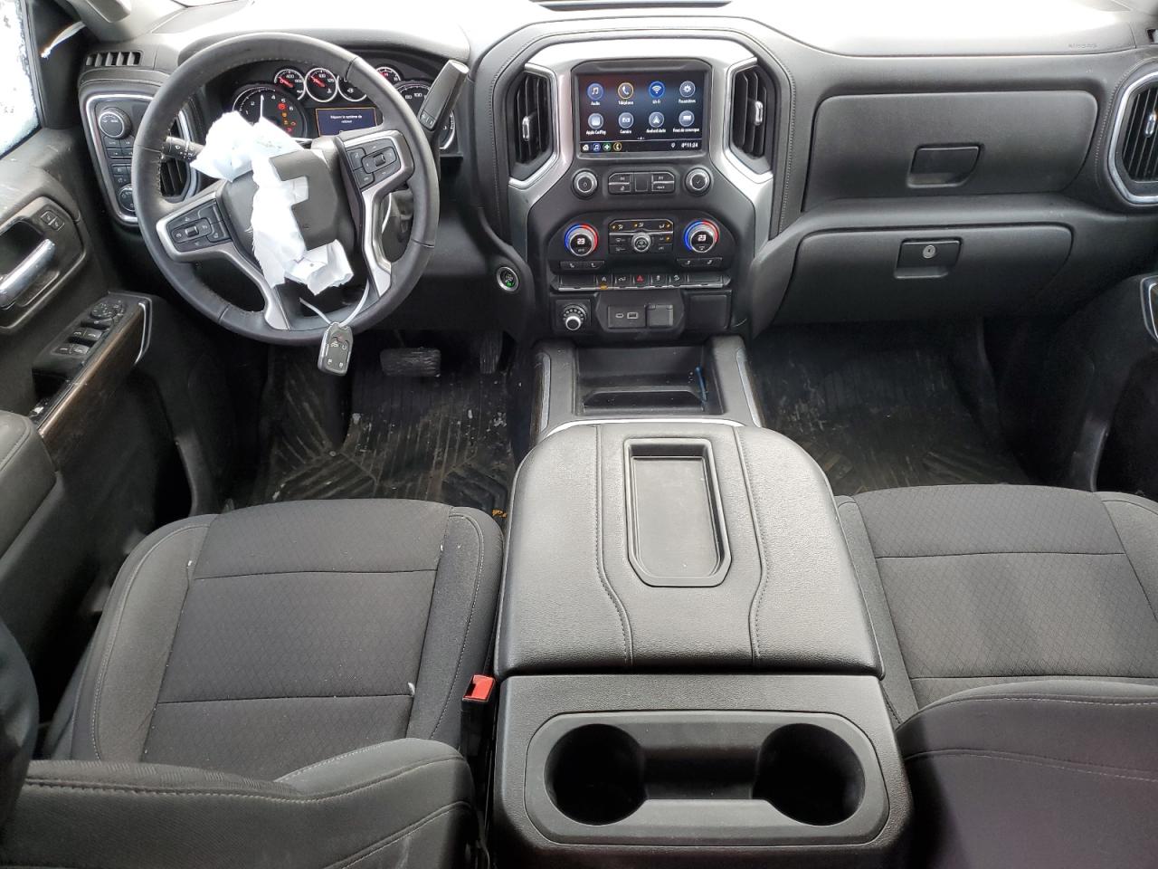 2022 Chevrolet Silverado Ltd K1500 White vin: 3GCUYEET2NG205767