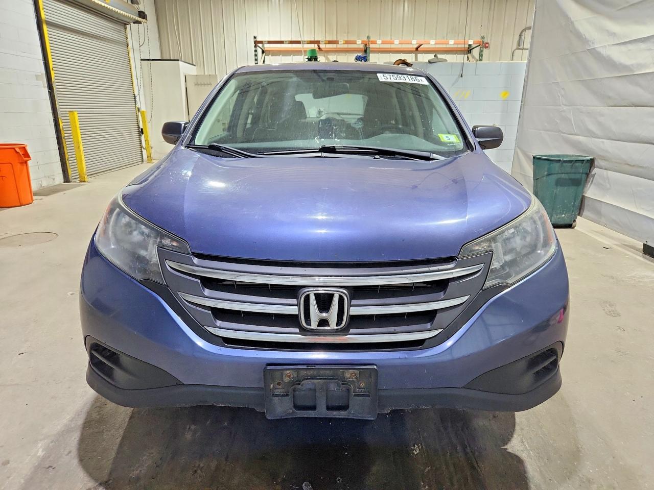 2013 Honda Cr-v Lx Blue vin: 2HKRM4H38DH641343