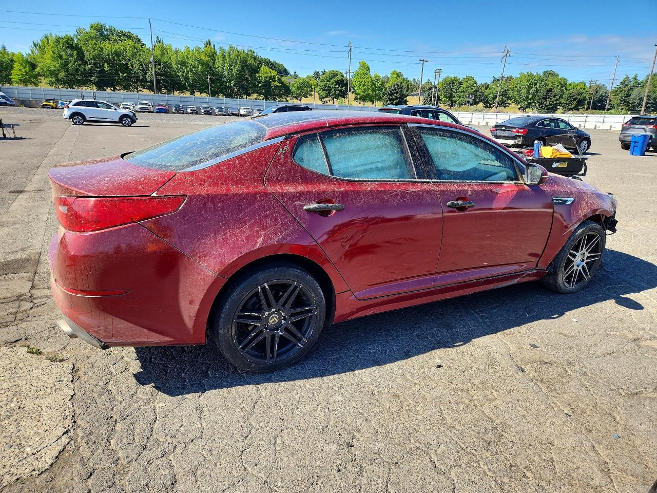2015 Kia Optima Sx Red vin: 5XXGR4A61FG482435