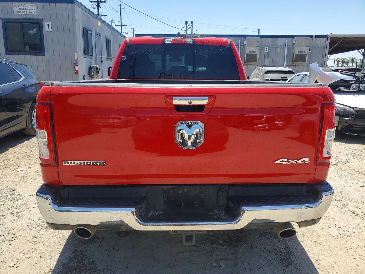 2020 Ram 1500 Big Horn Красный vin: 1C6SRFBT8LN253395