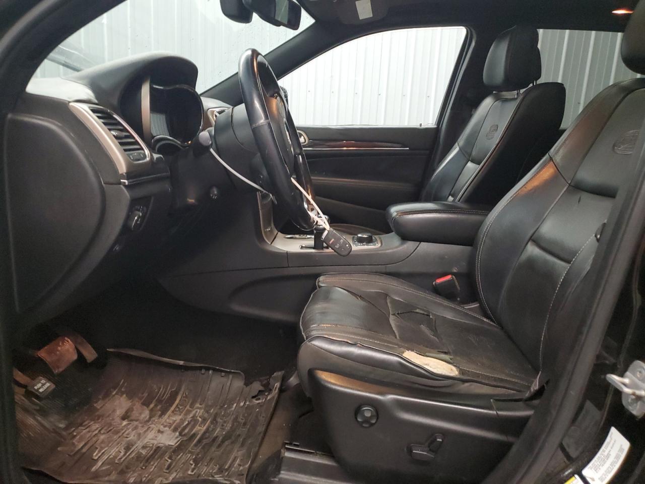 2014 Jeep Grand Cherokee Overland Black vin: 1C4RJFCG5EC183272