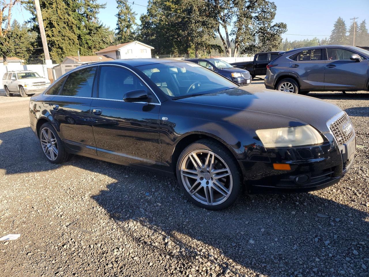 2008 Audi A6 3.2 Quattro Black vin: WAUDH74FX8N010581