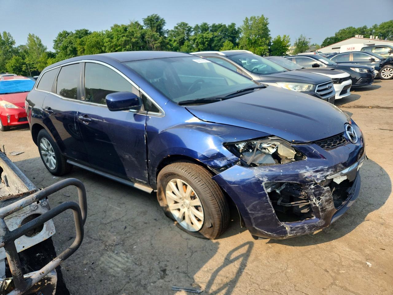 2010 Mazda Cx-7 Blue vin: JM3ER2W57A0319639
