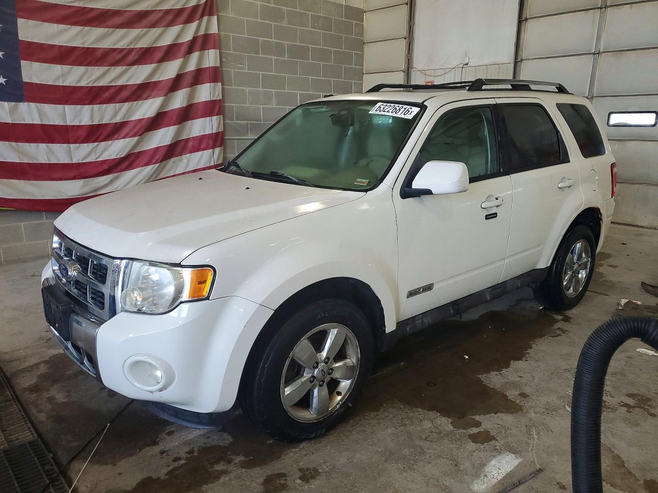 2011 Ford Escape Limited White vin: 1FMCU0EG8BKA81470