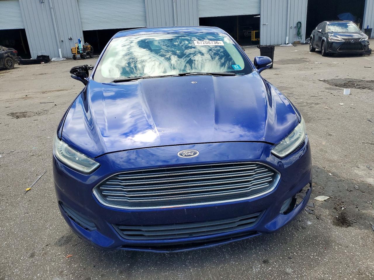 2015 Ford Fusion Se Синий vin: 3FA6P0H74FR102259