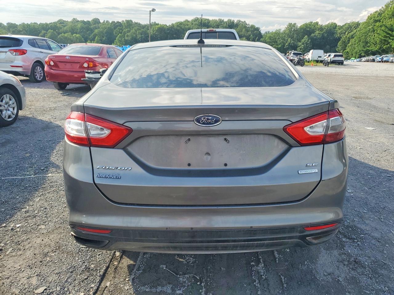 2013 Ford Fusion Se Gray vin: 3FA6P0H9XDR157913