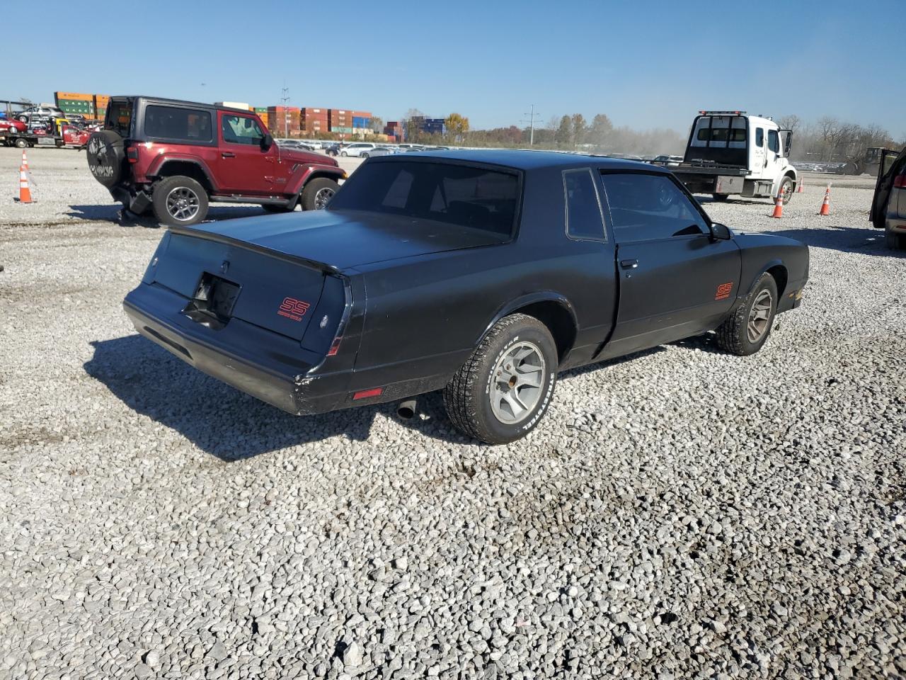1987 Chevrolet Monte Carlo Черный vin: 1G1GZ11G6HR122321