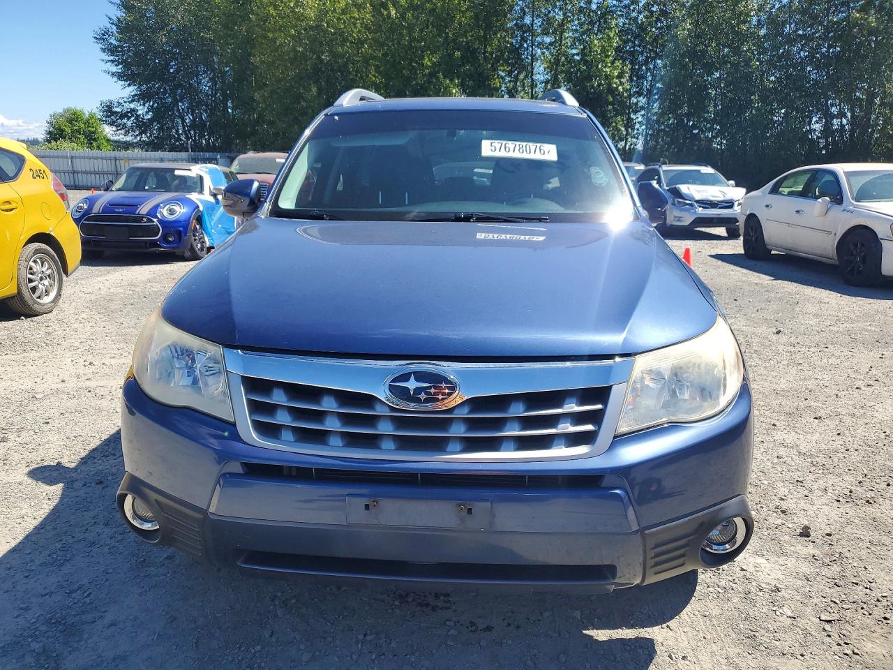 2011 Subaru Forester Touring Синий vin: JF2SHAGCXBH705319