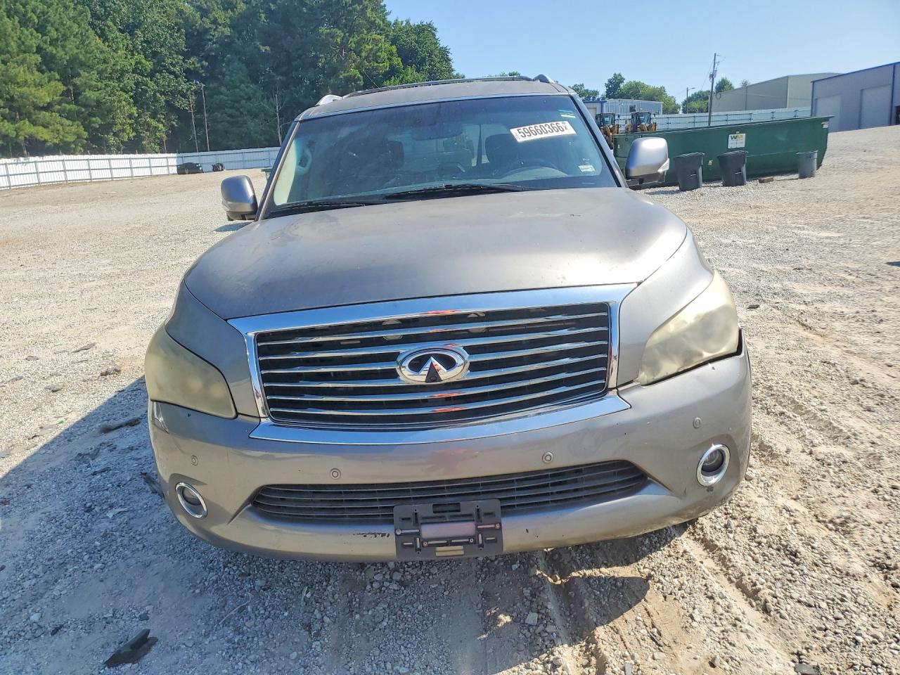 2013 Infiniti Qx56 Base Silver vin: JN8AZ2NE7D9060941