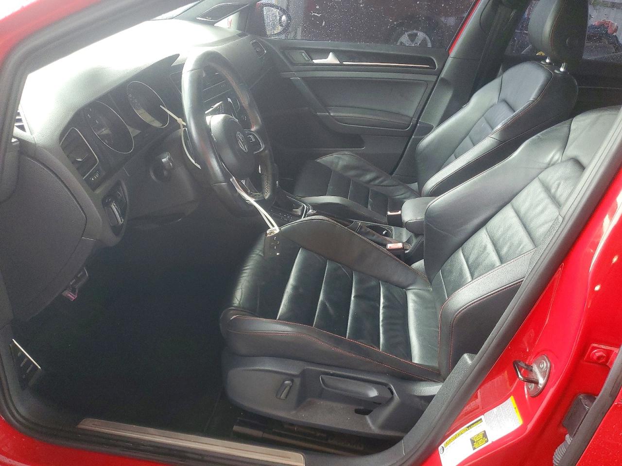 2015 Volkswagen Gti Red vin: 3VW4T7AU1FM014110
