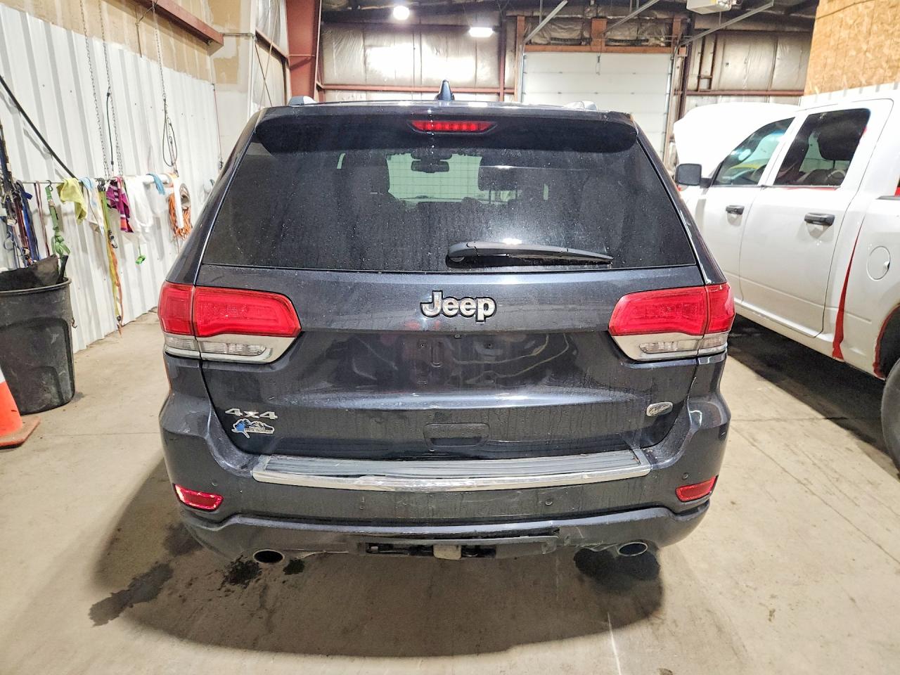 2014 Jeep Grand Cherokee Overland Black vin: 1C4RJFCG4EC386542