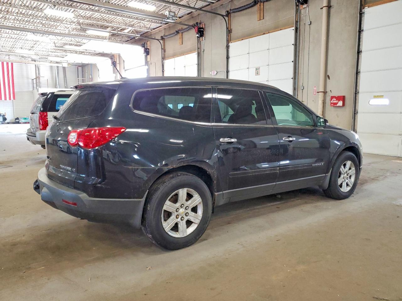 2009 Chevrolet Traverse Lt Black vin: 1GNEV23D49S179685