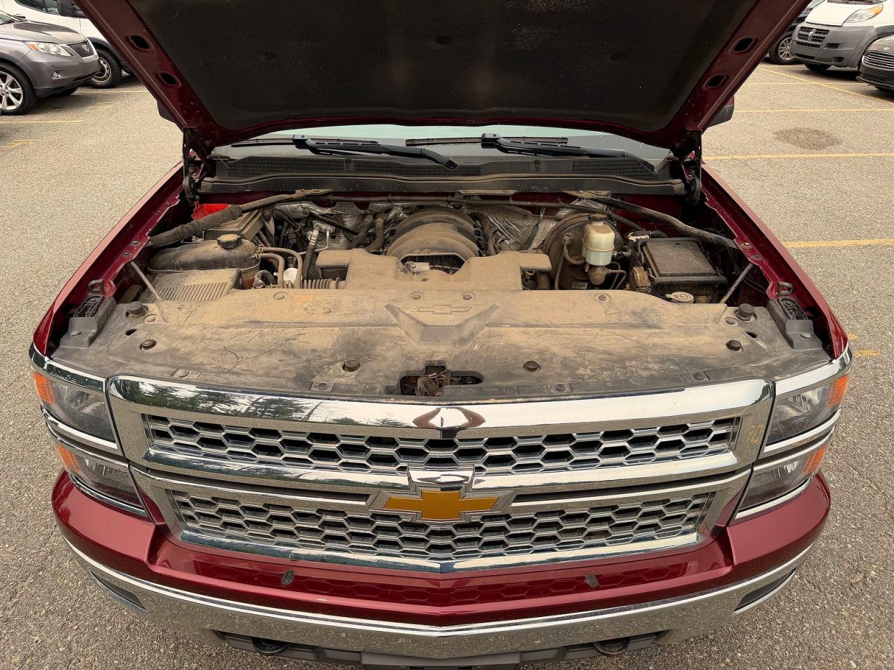 2014 Chevrolet Silverado K1500 Lt Red vin: 1GCVKREC8EZ147175