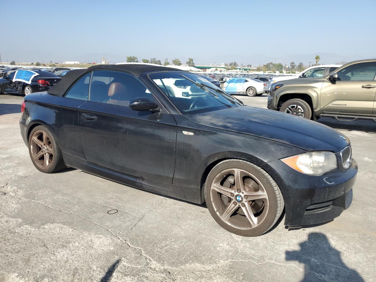 2008 Bmw 135 I Black vin: WBAUN93578VF56402