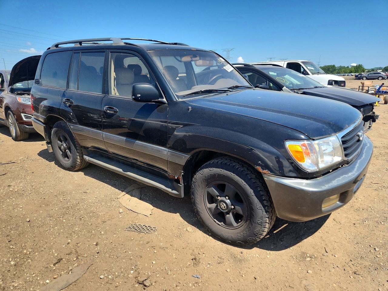 1998 Toyota Land Cruiser Base Black vin: JT3HT05J9W0015962