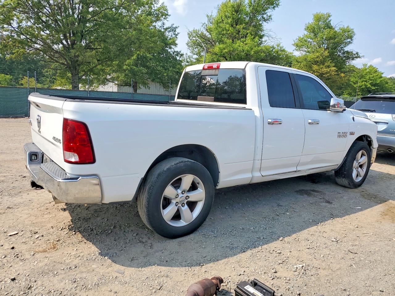 2014 Ram 1500 Slt White vin: 1C6RR7GT0ES325384