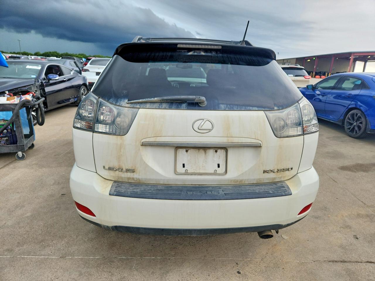 2004 Lexus Rx 330 White vin: JTJHA31U840065166
