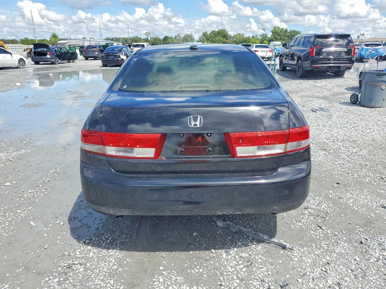 2004 Honda Accord Ex Black vin: 1HGCM66544A023662