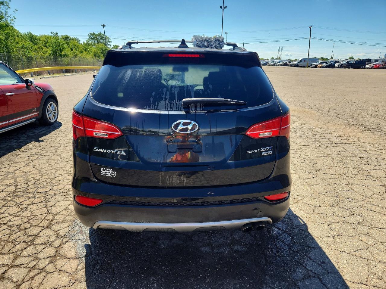 2013 Hyundai Santa Fe Sport 2.0t Black vin: 5XYZUDLA8DG074015