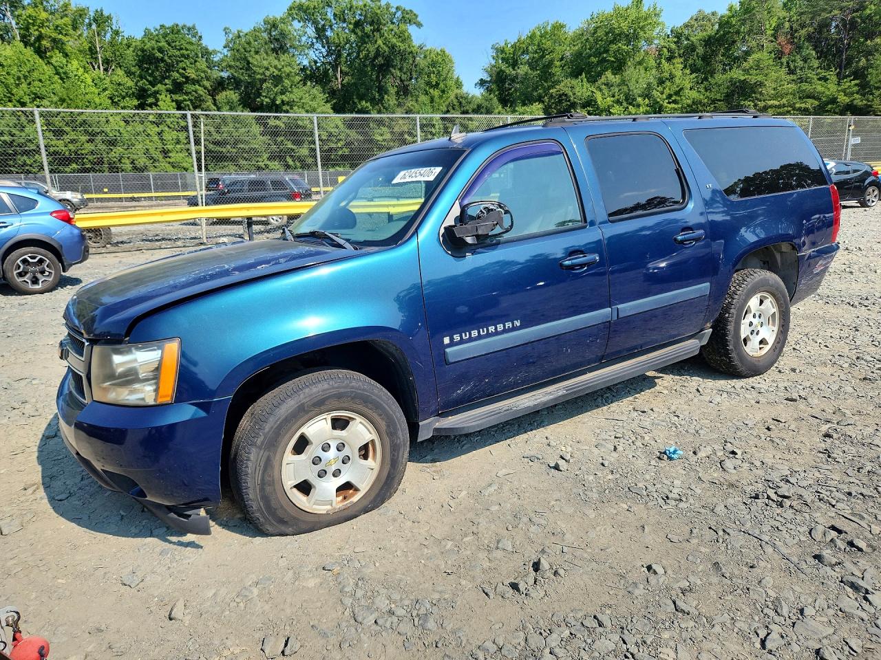 2007 Chevrolet Suburban K1500 Синий vin: 1GNFK16397J155895