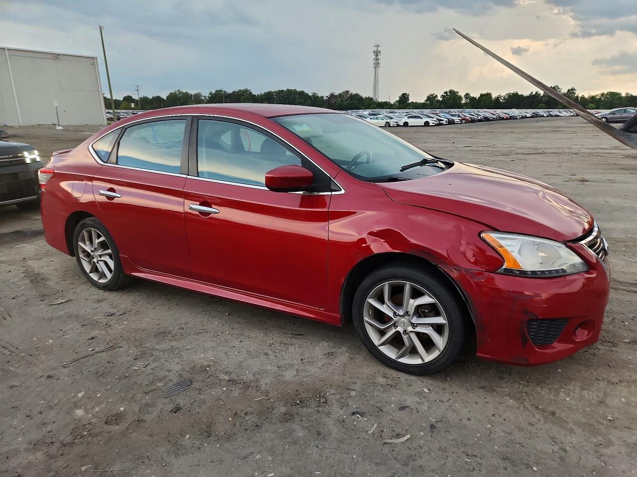2014 Nissan Sentra Sr Red vin: 3N1AB7AP4EL610760