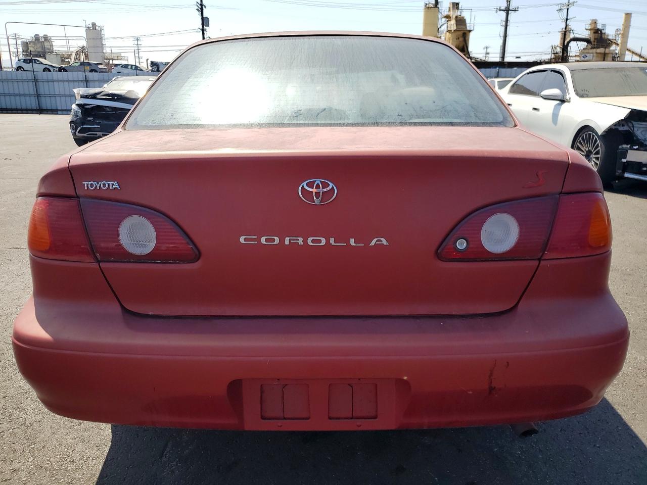 2001 Toyota Corolla S Red vin: 1NXBR12E11Z457547