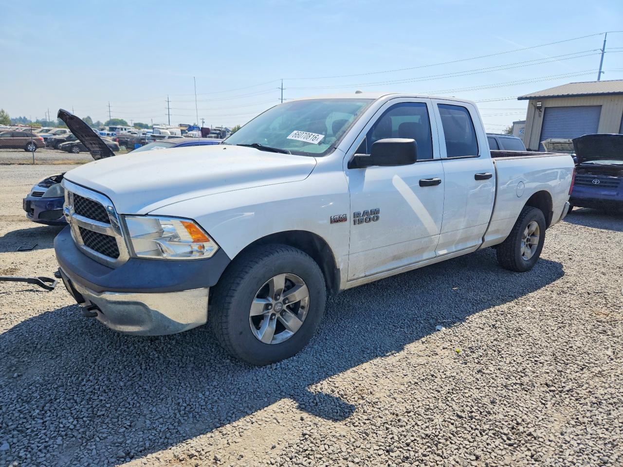 2015 Ram 1500 St White vin: 1C6RR7FTXFS710213