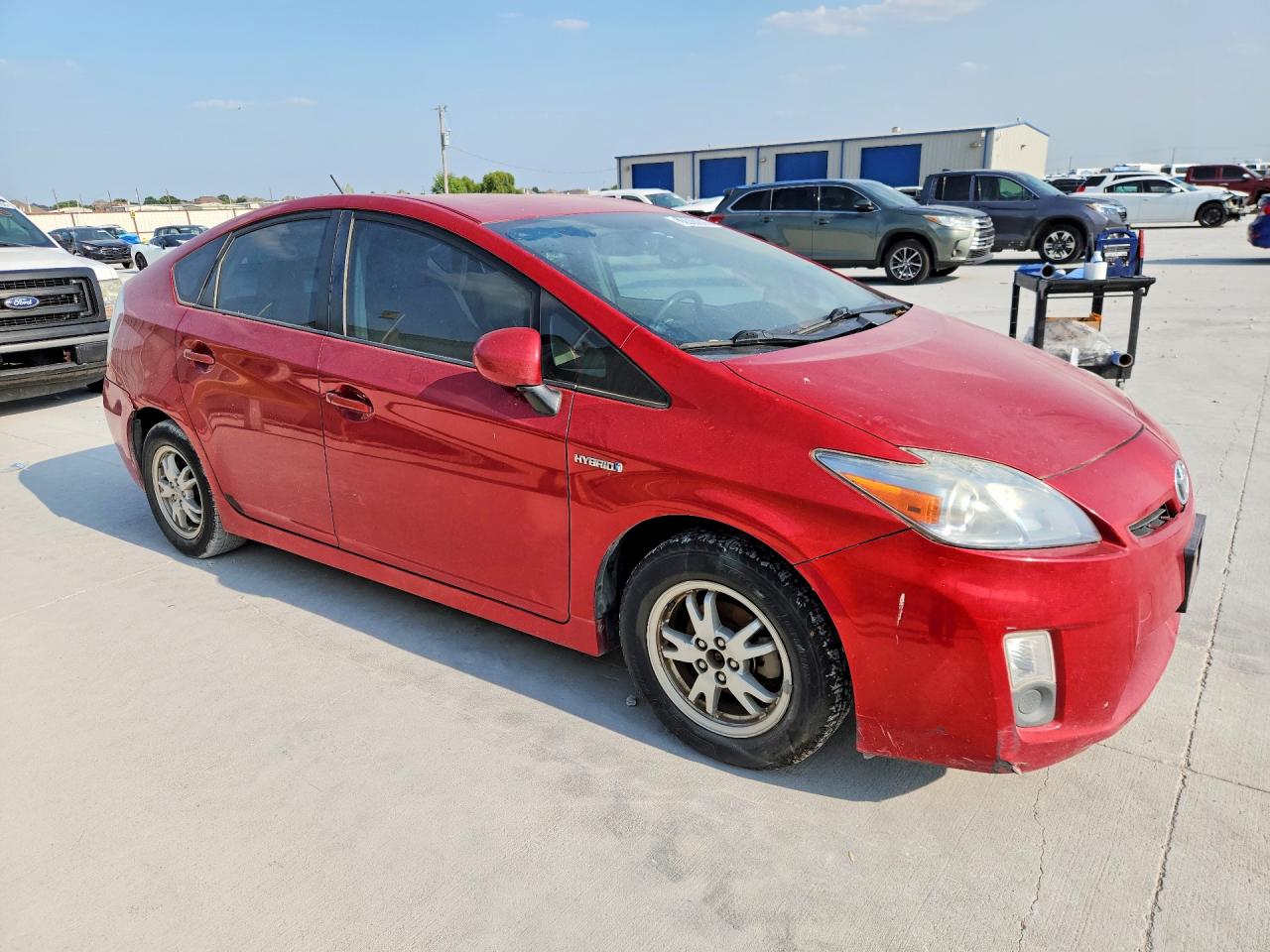 2010 Toyota Prius Iii Red vin: JTDKN3DU0A0163838