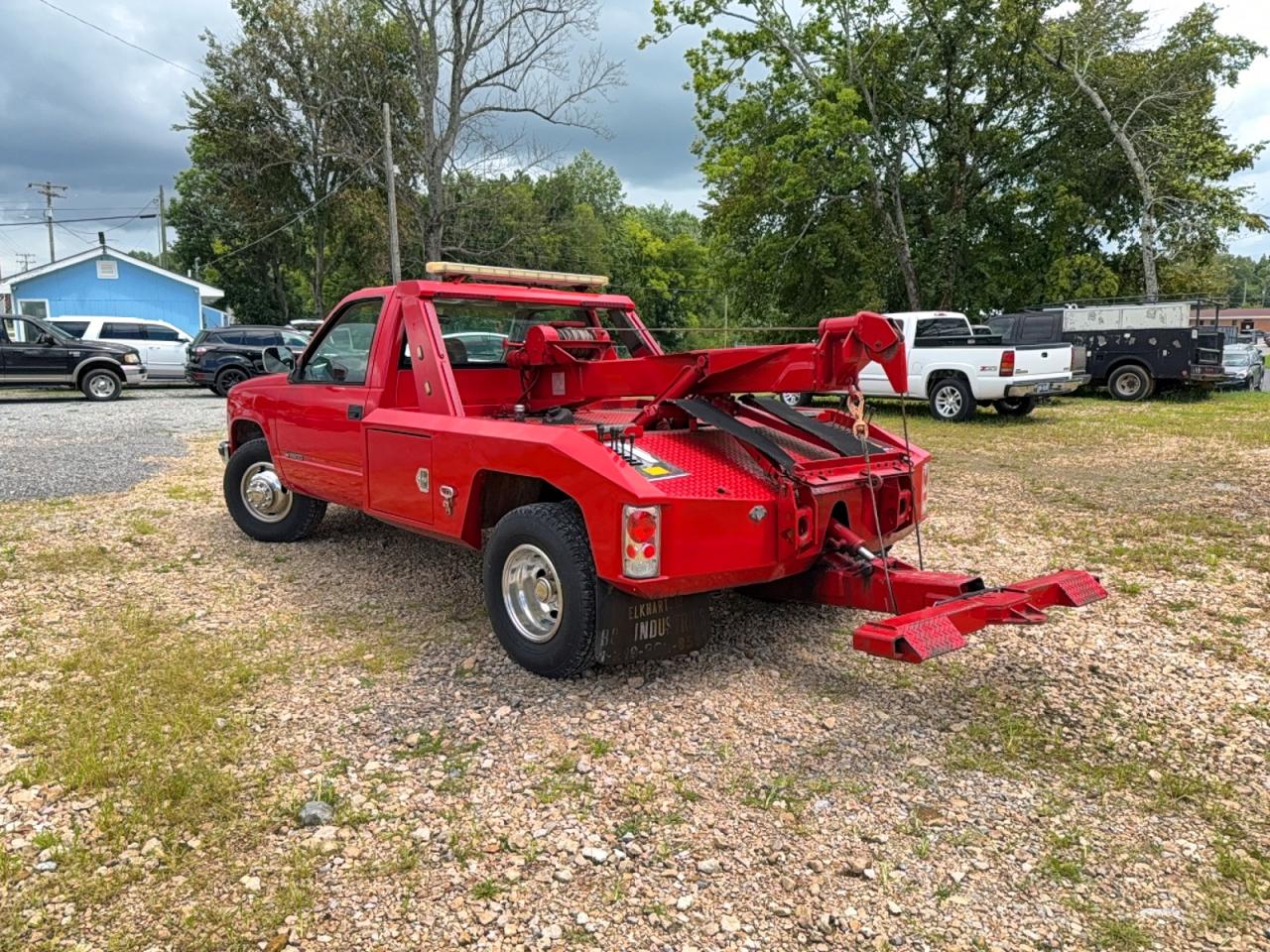 1994 Chevrolet Gmt-400 C3500 Red vin: 1GBJC34NXRE254354