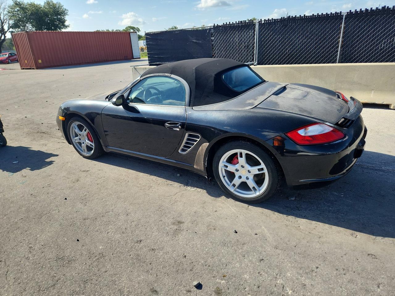 2005 Porsche Boxster S Черный vin: WP0CB29895S730433
