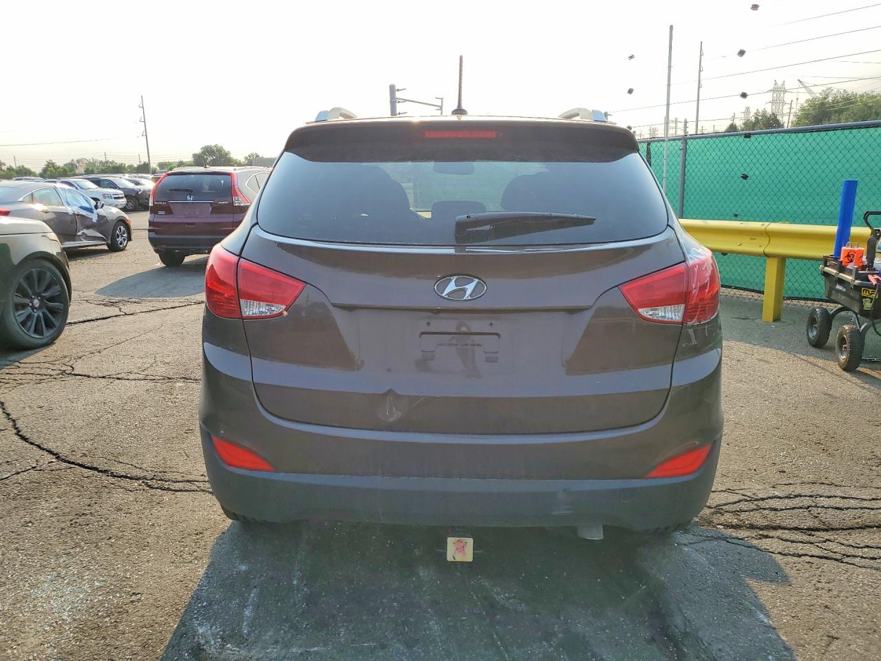 2014 Hyundai Tucson Se Brown vin: KM8JUCAG0EU789994