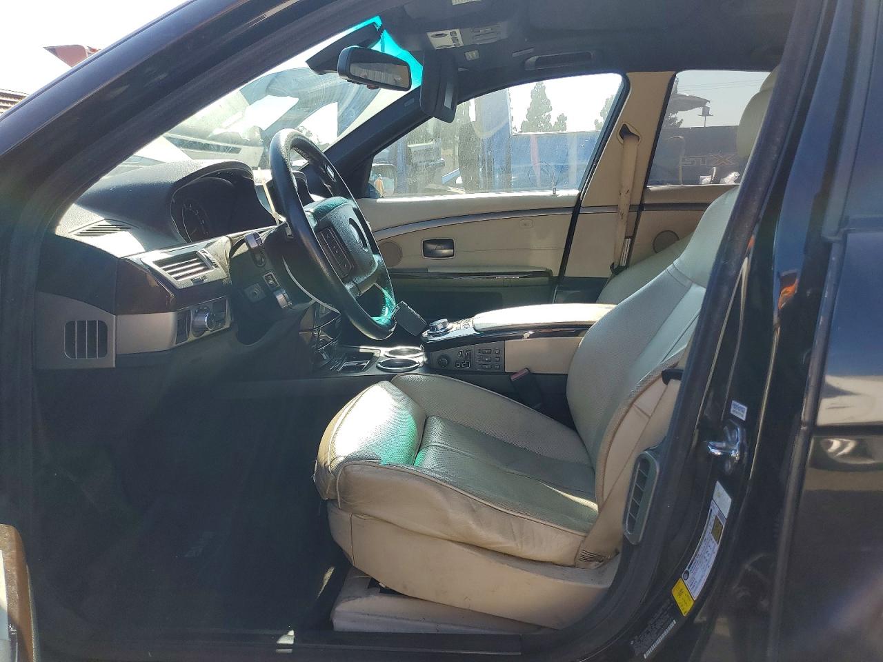 2007 Bmw 750 I Black vin: WBAHL83547DT09339