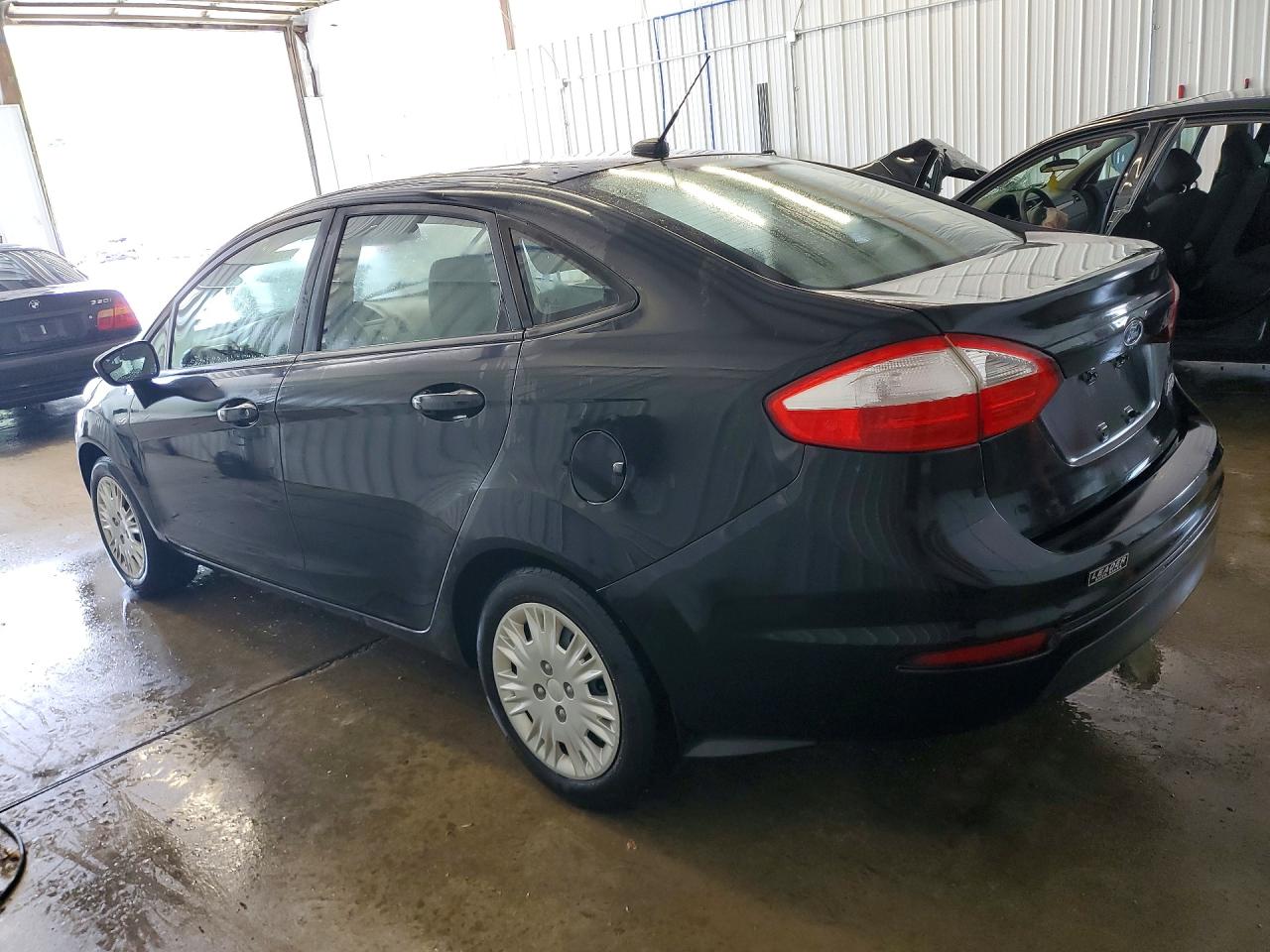 2015 Ford Fiesta S Black vin: 3FADP4AJ9FM158117