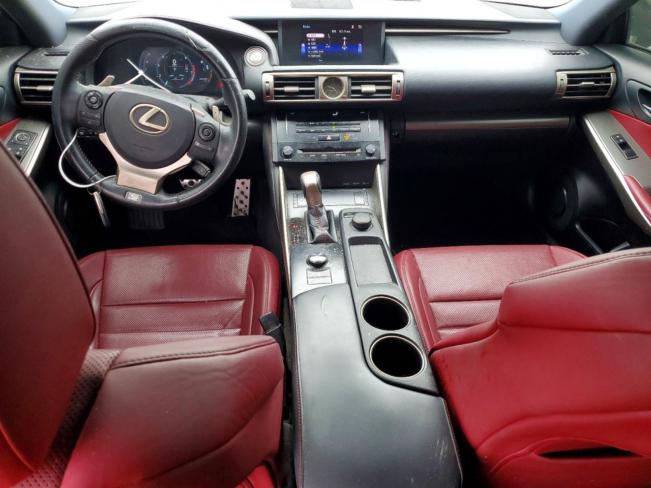 2014 Lexus Is 250 White vin: JTHBF1D22E5038508
